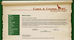 Desktop Screenshot of carolacooper.com